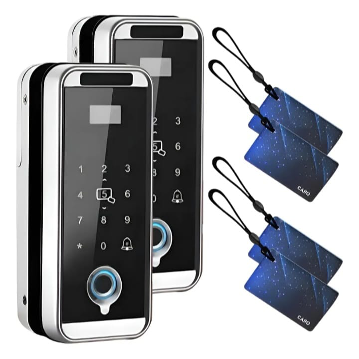 Cerradura inteligente para puerta de cristal